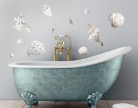 Klebefieber Wandtattoo No.BP24 Exotische Muscheln
