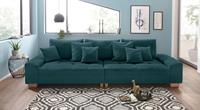 Nova Via Big-Sofa, wahlweise mit Kaltschaum (140kg Belastung/Sitz) und AquaClean-Stoff für leichte Reinigung mit Wasser