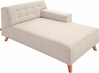 Tom Tailor Chaiselongue NORDIC CHIC, im Retrolook, Füße Buche natur