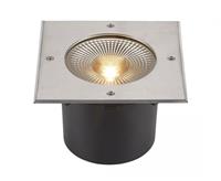 SLV LED Bodeneinbaustrahler Rocci in Edelstahl 16W 1530lm IP67 eckig