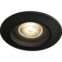SLV Deckeneinbauleuchte Varu Qpar51 Dl in Schwarz GU10 IP65