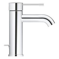 Grohe Essence wastafelkraan s-size met trekwaste chroom 24180001