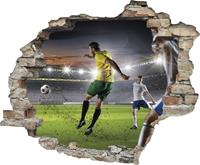 queence Wandfolie Voetbal schot (1 stuk)