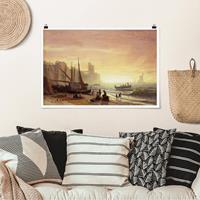Klebefieber Poster Albert Bierstadt - Fischereiflotte