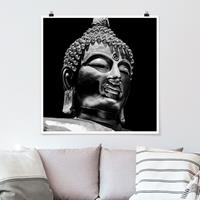 Klebefieber Poster Buddha Statue Gesicht