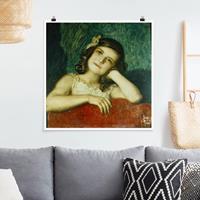 Bilderwelten Poster Kunstdruck - Quadrat Franz von Stuck - Mary