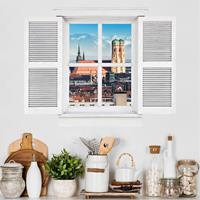 Klebefieber 3D Wandtattoo Flügelfenster München
