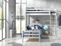 Vipack Hochbett Pino, mit Einzelbett