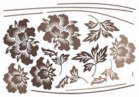 Komar Wandfolie Beautiful zelfklevend, restloos afneembaar (set, 6 stuks)