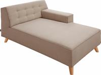 Tom Tailor Chaiselongue NORDIC CHIC, im Retrolook, Füße Buche natur