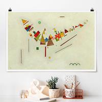 Klebefieber Poster Wassily Kandinsky - Winkelschwung