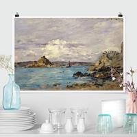 Klebefieber Poster Eugène Boudin - Douarnenez Die Bucht
