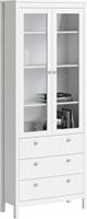 Premium Collection By Home Affaire Vitrine Madrid, mit einer pflegeleichten Folienbeschichtung, mit vielen Stauraummöglichkeiten, inklusive zwei verschiedenen Griffvarianten im Beschlagbeutel
