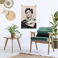 Klebefieber Poster Kunstdruck Frida Kahlo - Collage No.4