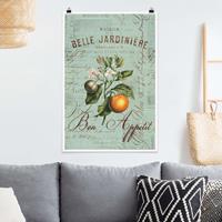 Klebefieber Poster Shabby Chic Collage - Orange