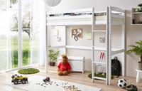 TICAA Hochbett Tolly, mit Rollrost, Buche