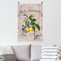 Klebefieber Poster Shabby Chic Collage - Pflaumen
