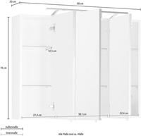 MARLIN Spiegelkast 3040 , breedte 90 cm