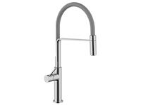 Sanimar Sorrento Keuken kraan Semi Pro Flex Grijs 73.1063