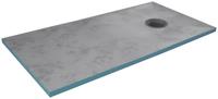 Marwell Duschwanne, rechteckig, Extrudiertes Polystyrol (XPS), 160 x 90 x 4 cm aus sehr stabilem, wasserdichtem Polystyrol