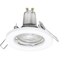 LEDVANCE RECESS GU10 SPOT SET LED Einbauleuchte Warmweiß 9,5 cm Stahl Weiß