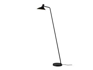 Nordlux Grote mat zwarte vloerlamp met E14 fitting & schakelaar DFTP Darci 143 cm