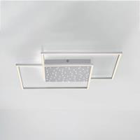 Paul Neuhaus Yuki LED plafondlamp, hoekige vorm