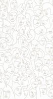 Vtwonen Fototapete »Faces«, 3D-Optik, (1 St), 150x280 cm