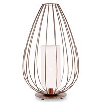 Karman Cell - kooi-vloerlamp, brons, Ø55cm