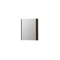 INK SPK2 Spiegelkast - 60x14x74cm - 1 deur - dubbelzijdige Spiegel - schakelaar en stopcontact - MFC Koper eiken 1105117