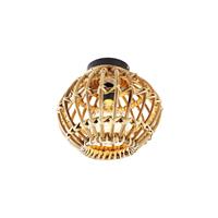QAZQA Ländliche Deckenlampe Bambus 25 cm - Canna