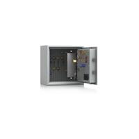 Sleutelkluis, beveiligingsklasse A en Euronorm S1, lichtgrijs, h x b x d = 350 x 350 x 200 mm, voor max. 50 haken