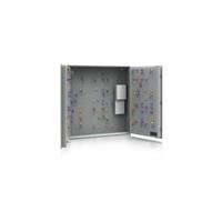 Sleutelkluis, beveiligingsklasse A en Euronorm S1, lichtgrijs, h x b x d = 1000 x 1000 x 200 mm, voor max. 550 haken