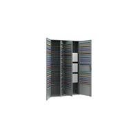 Sleutelkast, met 2 deuren, h x b x d = 1300 x 730 x 250 mm, 1020 haken