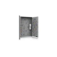 Sleutelkluis, beveiligingsklasse A en Euronorm S1, lichtgrijs, h x b x d = 1500 x 1000 x 200 mm, voor max. 800 haken