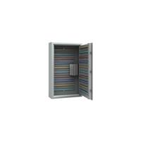 Sleutelkluis, lichtgrijs, hakenlijsten verstelbaar, 300 haken, h x b x d = 1000 x 600 x 200 mm