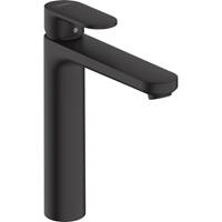 Hansgrohe Vernis wastafelkraan 108 highriser zonder waste mat zwart 71582670