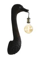 Light&Living Wandlamp OSTRICH mat zwart 18x15,5x57,5 cm