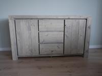 Het Steigerhouthuis Steigerhouten Dressoir 3D - 190 x 40 x 80 cm