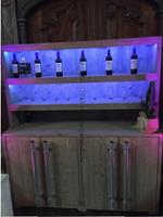 Het Steigerhouthuis Steigerhouten Buffetkast Steigerbuis - 140 x 60 x 180 cm