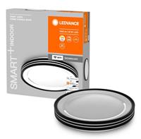 LEDVANCE Smart+ LED Deckenleuchte Orbis in Schwarz 30W 3300lm mit doppeltem seitlichen Lichtaustritt Tunable White