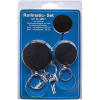 REIHER Rollmatic-2er-Set 30496+30497 m.Stahlseil - 