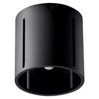 SOLLUX LIGHTING Sollux INEZ - 1 Light Flush Deckenleuchte Schwarz, G9