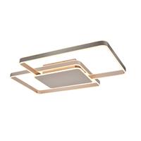 Lucande Kadira LED plafondlamp 102 cm nikkel