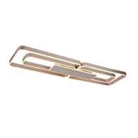 Lucande Kadira LED plafondlamp 120 cm nikkel