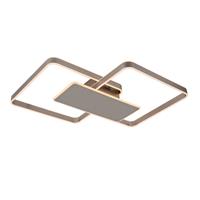 Lucande Kadira LED plafondlamp 80 cm nikkel