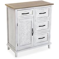 VERSA Maggie komfortabel für die Aufbewahrung, Kommode Schlafzimmer, Sinfonier, mit 4 Schubladen und Kleiderschrank, Maßnahmen (bei x l x a) 80,5 x