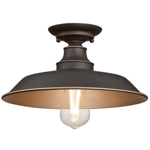 Westinghouse Deckenleuchte Iron Hill geölte Bronze breit