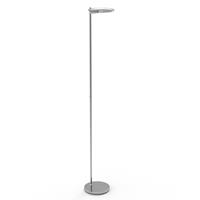 Steinhauer Turound Staande Lamp Uplight Staal Met Transparant Glas