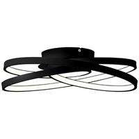 Brilliant Leuchten Deckenleuchte »Labyrinth«, LED Deckenlampe 40cm schwarz
